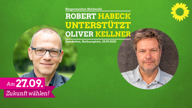 Robert Habeck unterstützt Oliver Kellner!