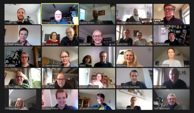 „Volle Bildschirme“ statt vollem Haus beim Grünen Neujahrsempfang!