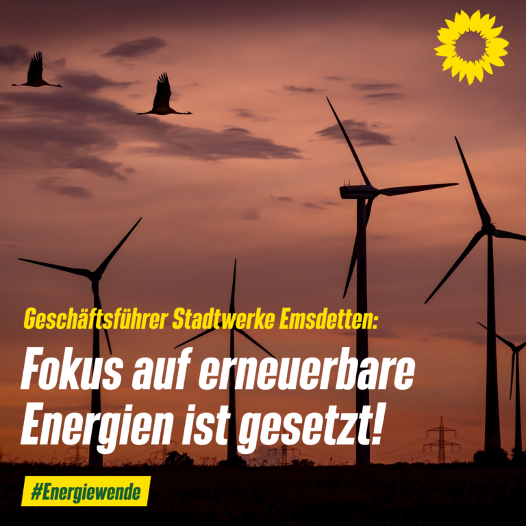Stadtwerke Emsdetten: Fokus auf erneuerbare Energien ist gesetzt!