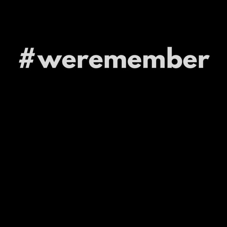 #WeRemember