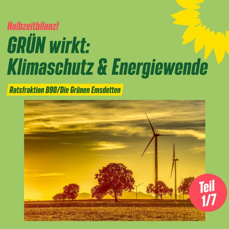 Grün wirkt: Klimaschutz & Energiewende