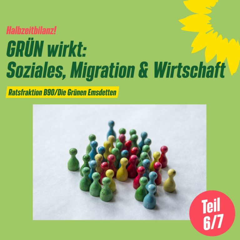 Grün wirkt: Soziales, Migration & Wirtschaft