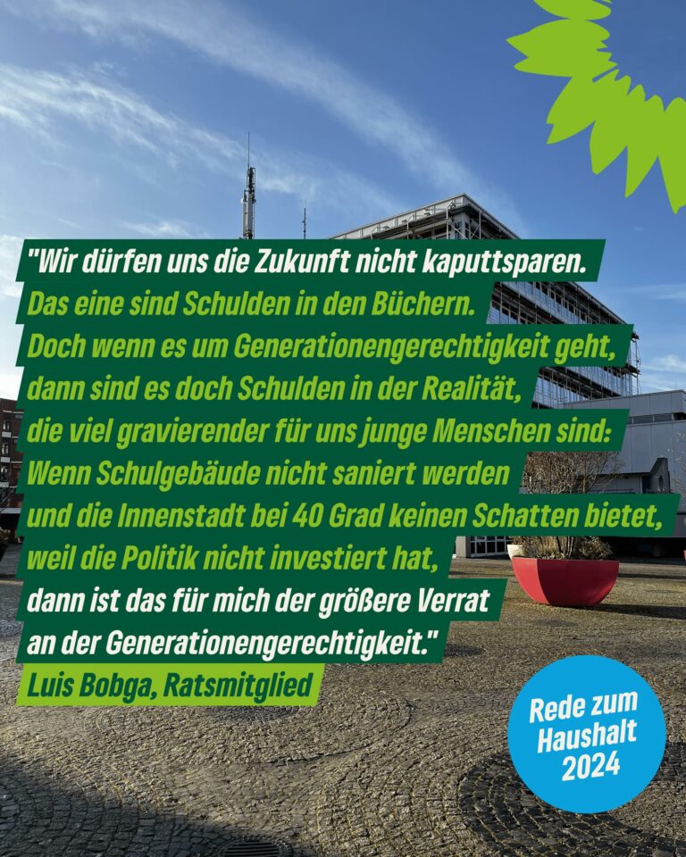 Rede zum Haushalt 2024