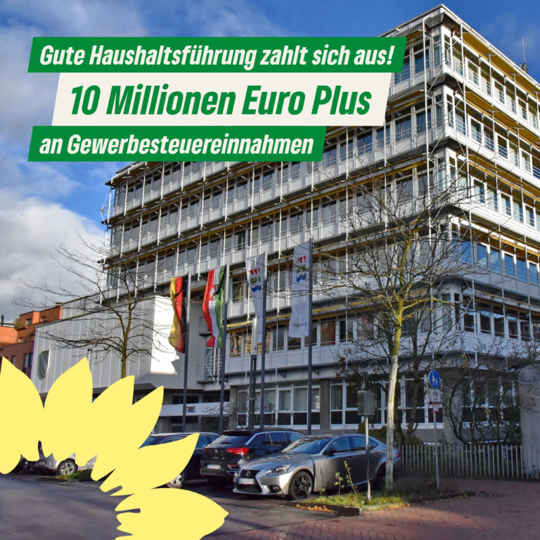 Gute Haushaltsführung zahlt sich aus