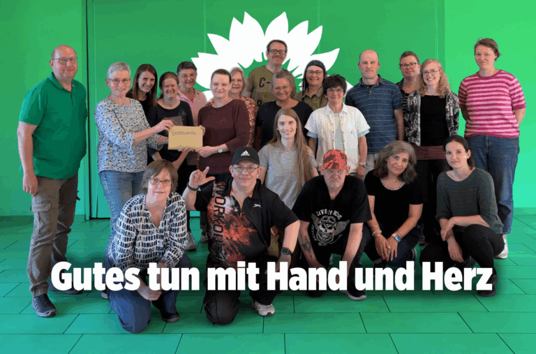 Gutes tun mit Herz und Händen – Grüne Emsdetten spenden an Gebärdenchor „Sing a Sign“