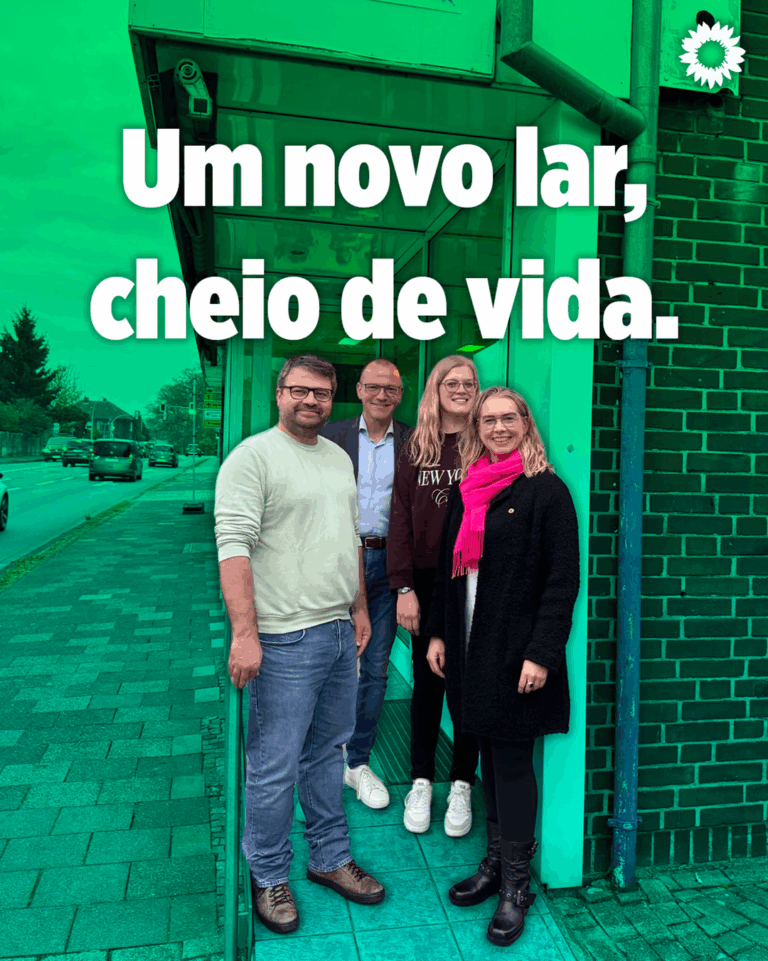 Vertretung der Grünen 🌱 gemeinsam mit unserem Bürgermeister bei der Eröffnung der neuen Räumlichkeiten der Associação Portuguesa de Emsdetten (A.P.E.) am Grevener Damm 🇵🇹✨