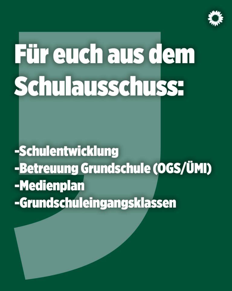 Neuigkeiten aus dem Schulausschuss